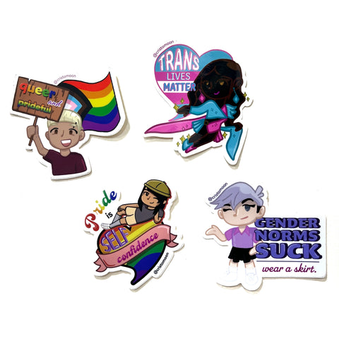 LGBTQ+ Pride Sticker Series