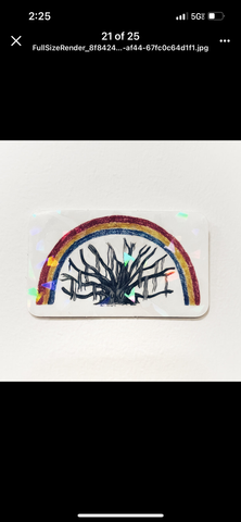Rainbow Tree Sticker by MODERN ENCHANTMENT