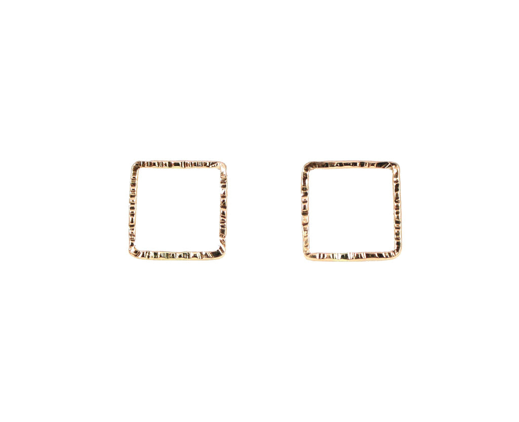 Square Studs by I.A.M JEWELRY