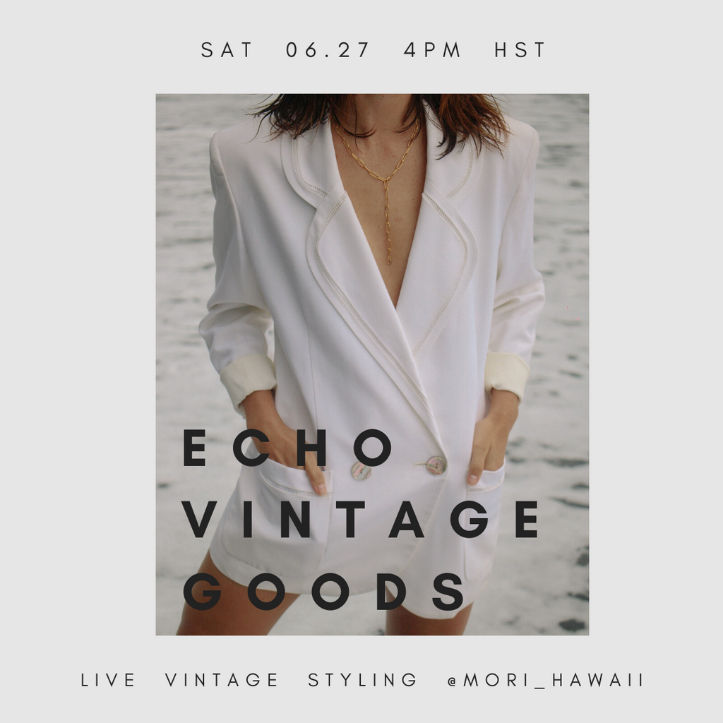 LIVE VINTAGE STYLING by ECHO VINTAGE GOODS