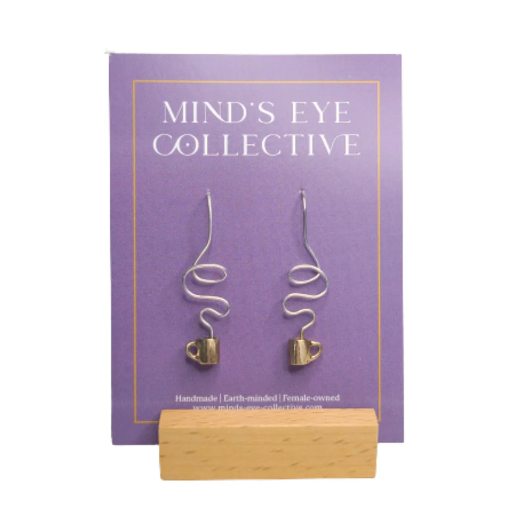 Mug Dangle Earrings by MIND’S EYE COLLECTIVE