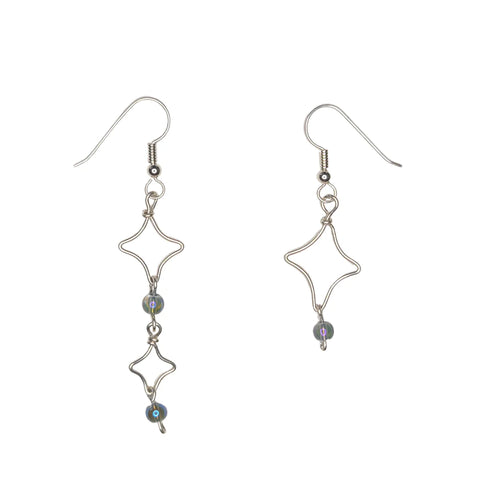 Asymmetric Sparkles Earrings by MIND’S EYE COLLECTIVE