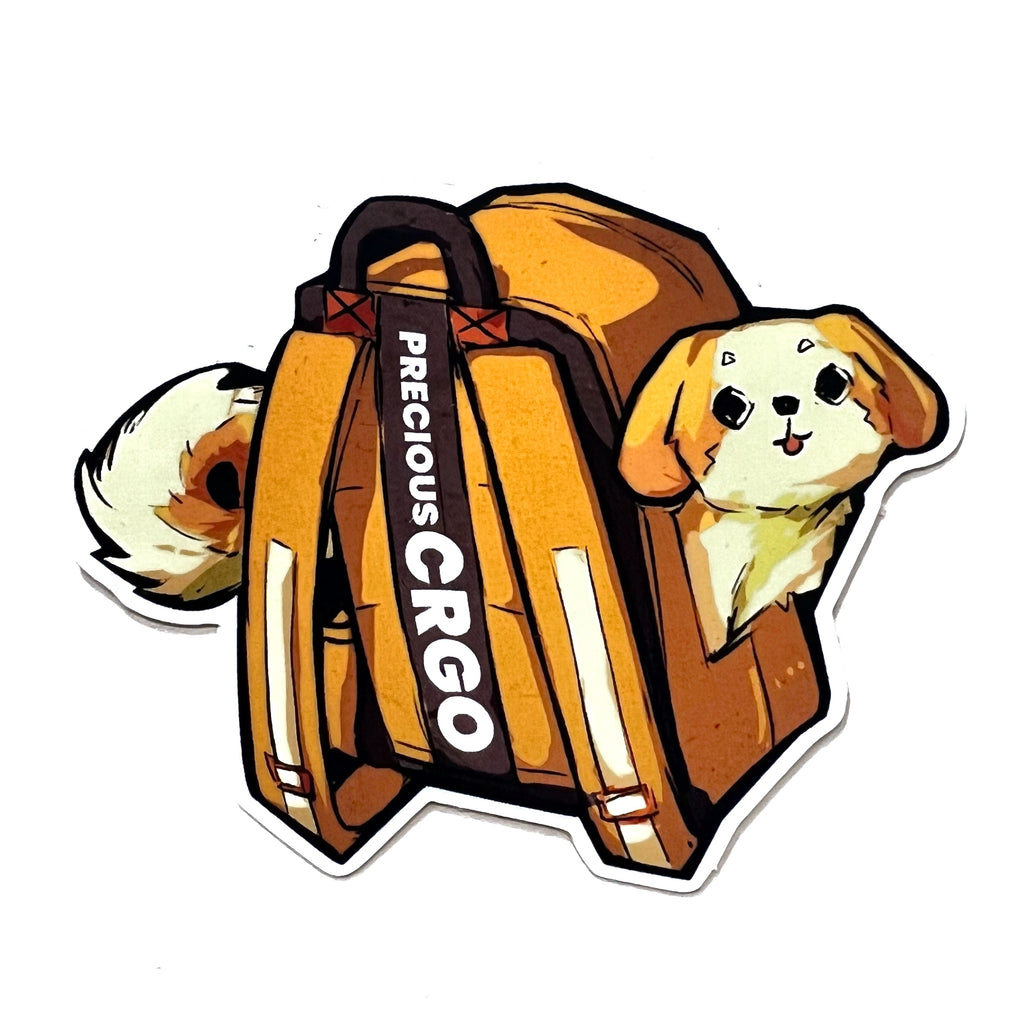Precious Cargo Backpack Sticker