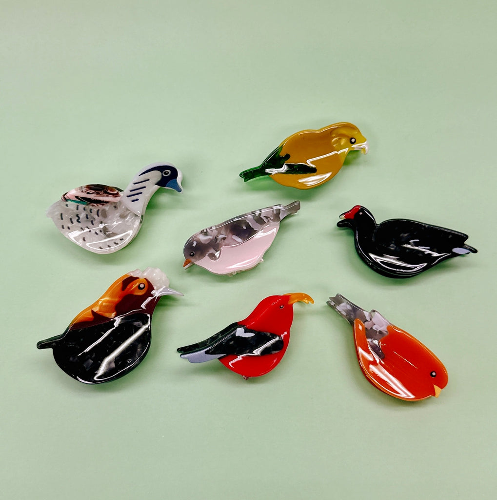 Native Bird hair clips by LAULIMA