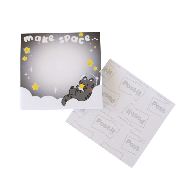 Make Space Sticky Notepad by KITT & BUNN