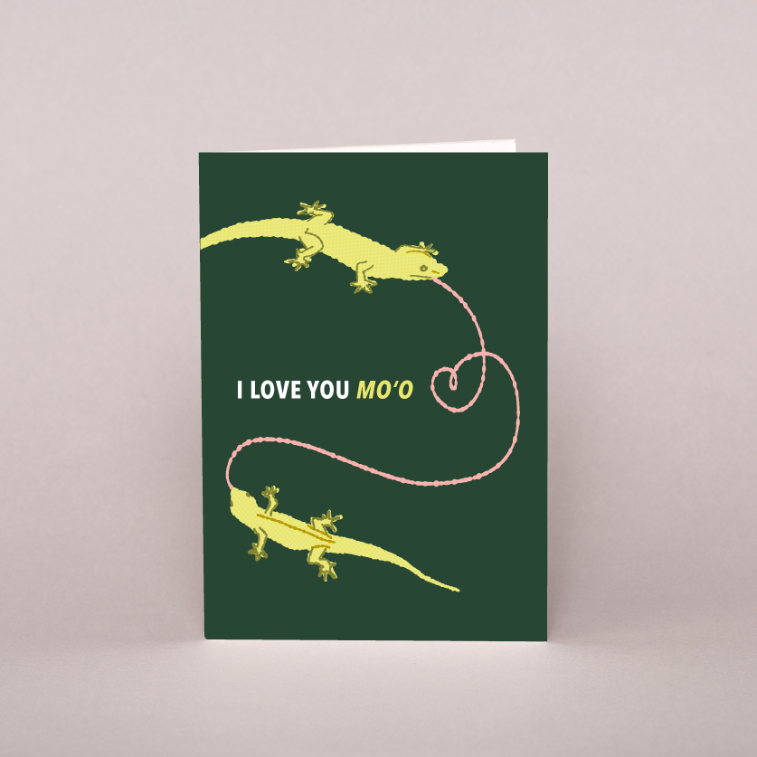 I Love You Mo’o Greeting Card