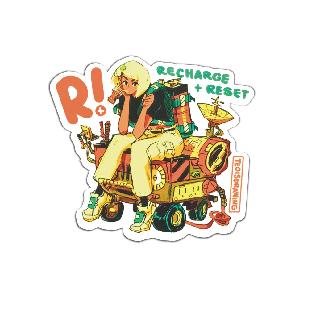 Recharge & Reset Sticker