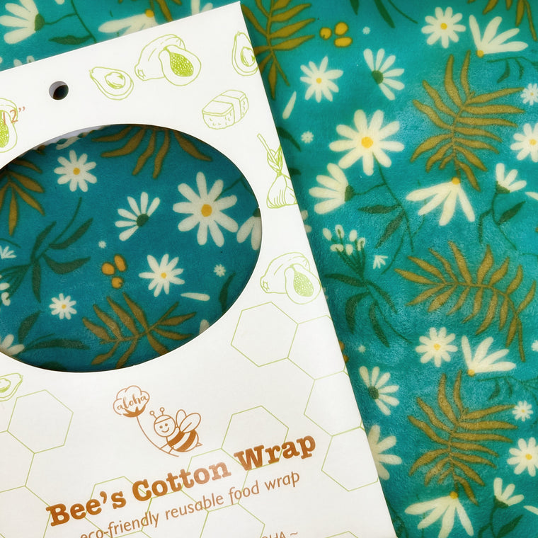 Flowers with Fronds by BEE'S COTTON WRAP