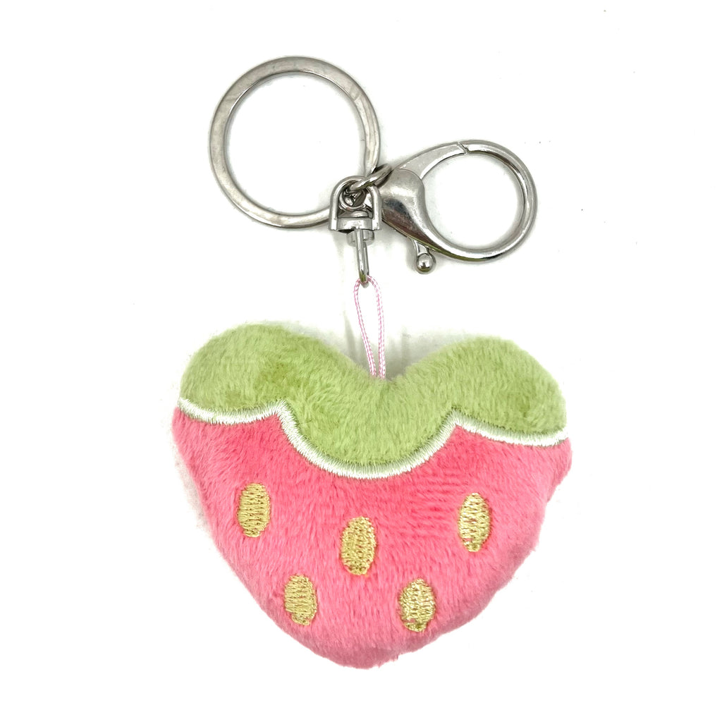 Strawberry Plush Keychain by BUTAY ART