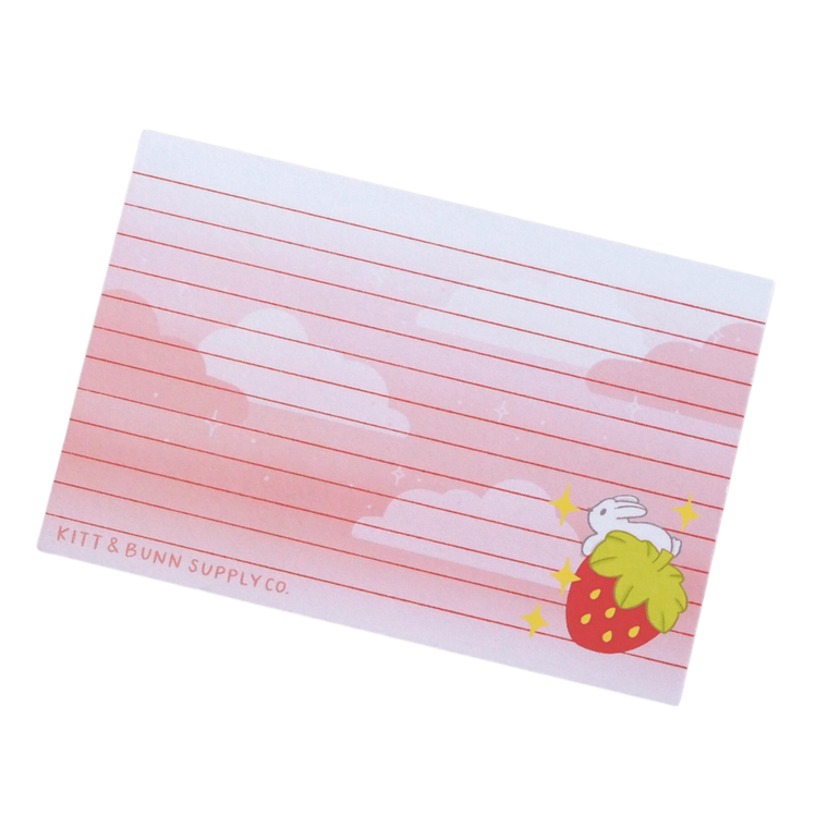 Strawberry Bunny Note Cards