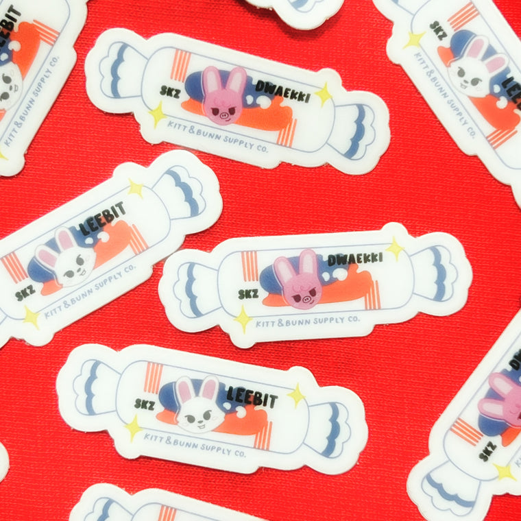 Skzoo Lucky Rabbit Candy Sticker Pack