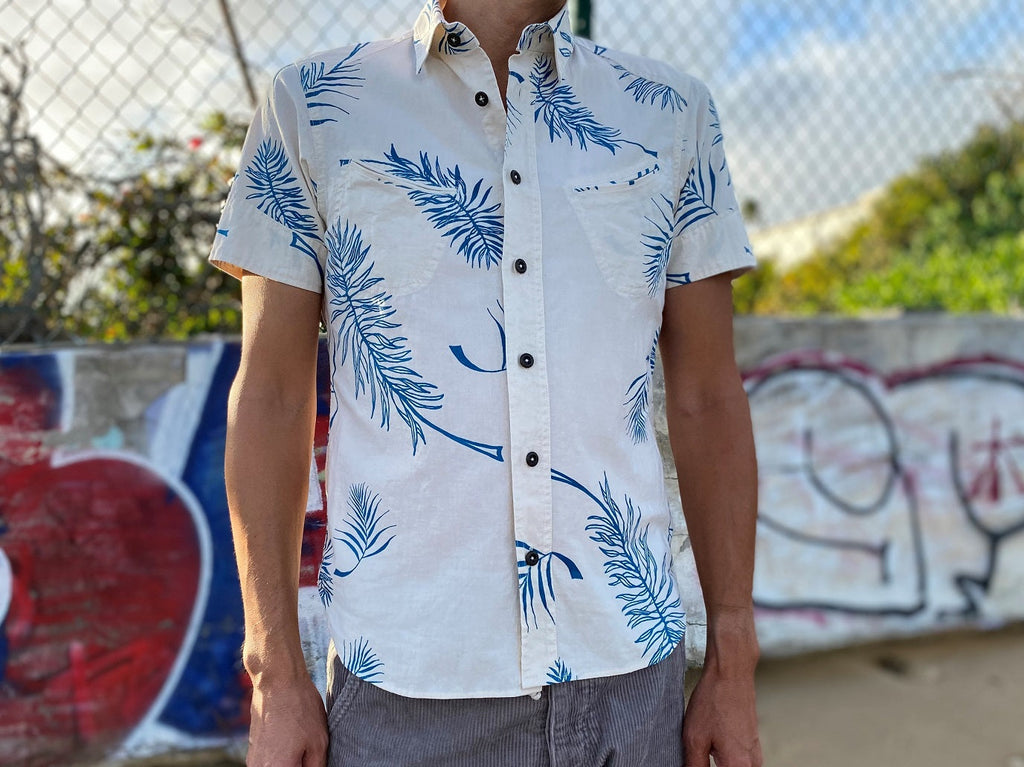 Palm Leaf Smile Pocket Shirt