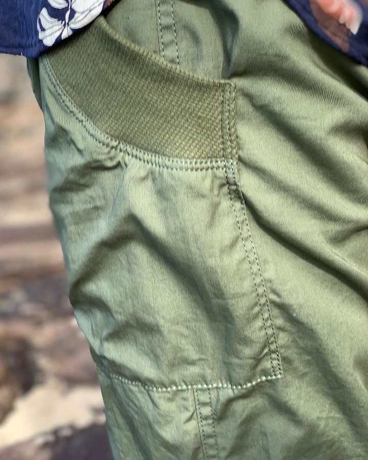 Side Pocket Ribbed Pants