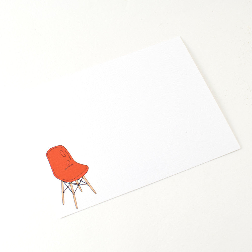 Greeting Card Set in Eames Chairs