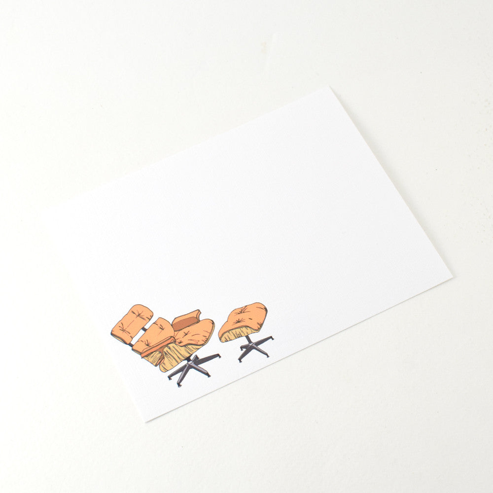 Greeting Card Set in Eames Chairs