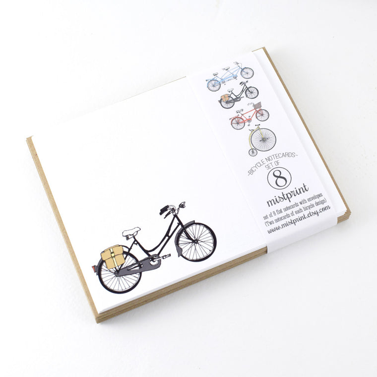Greeting Card Set in Bicycle