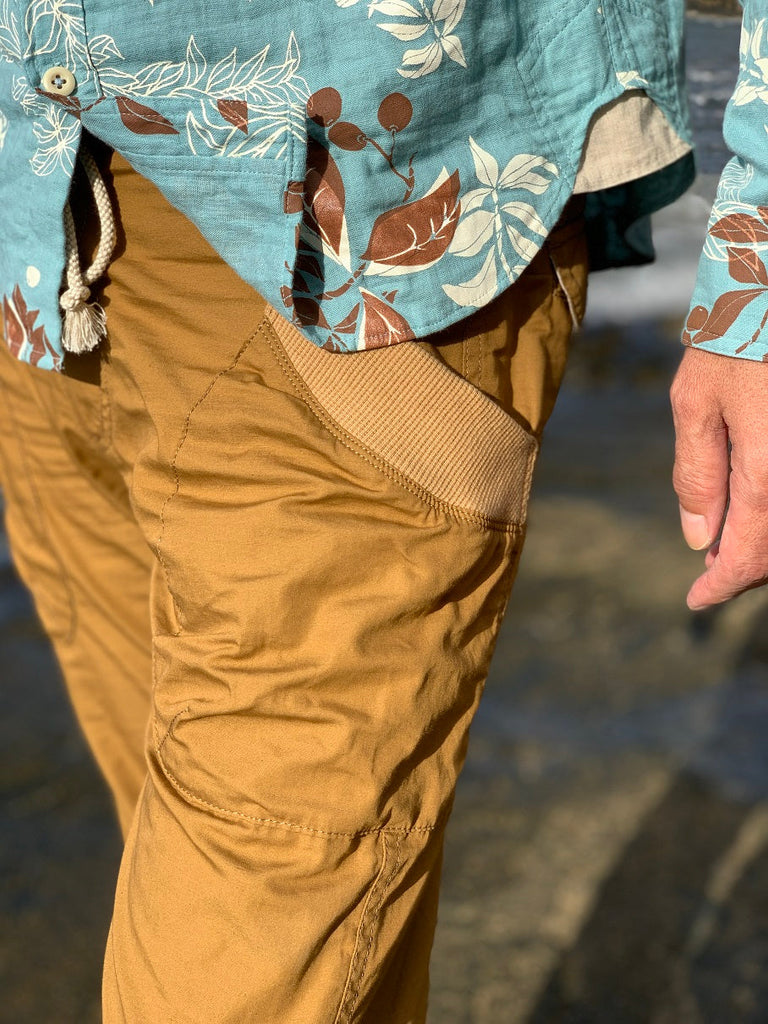Side Pocket Ribbed Pants