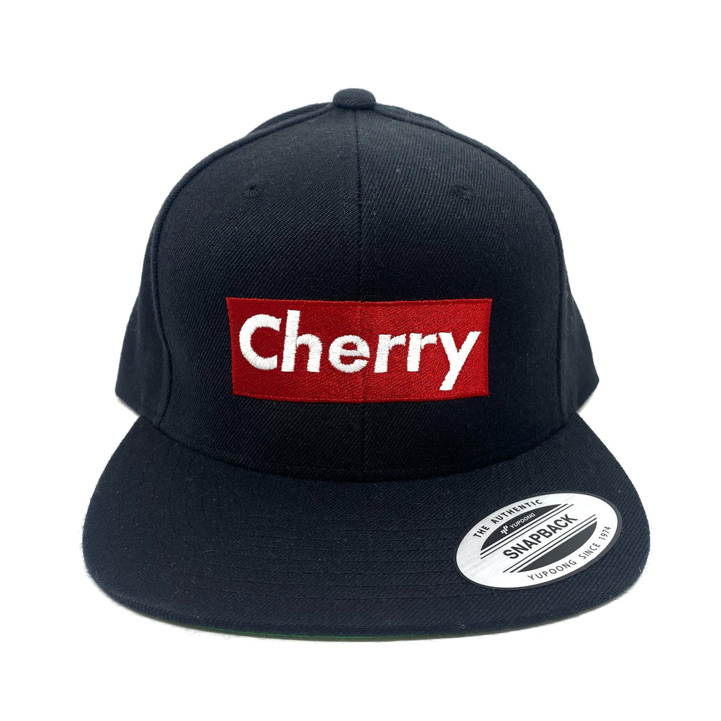 Cherry Embroidered 6 Panel Cap