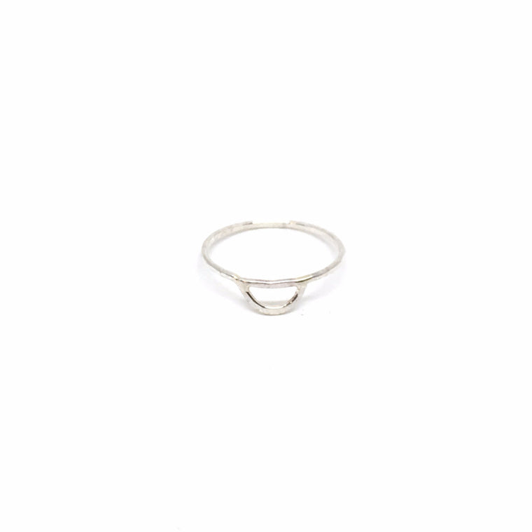 Half Moon Outline Ring