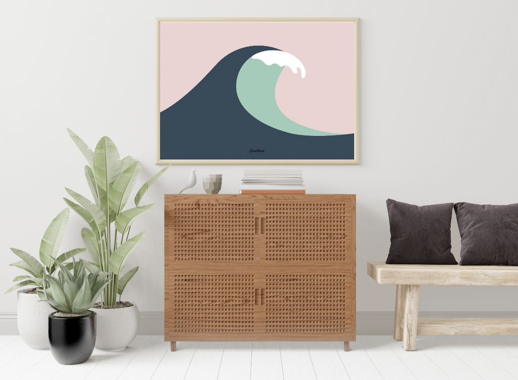 Midcentury Surf Series Prints by GREENROOM