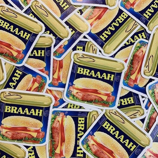 Classic Spam Sticker by BRAAAH