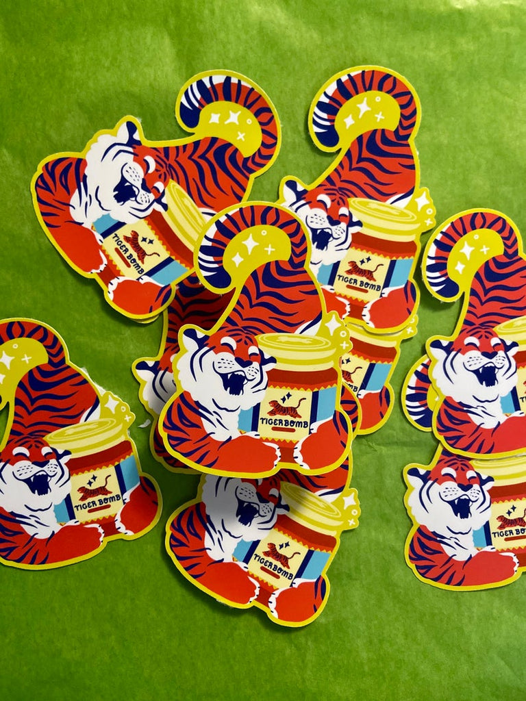 Tiger BOMB Sticker