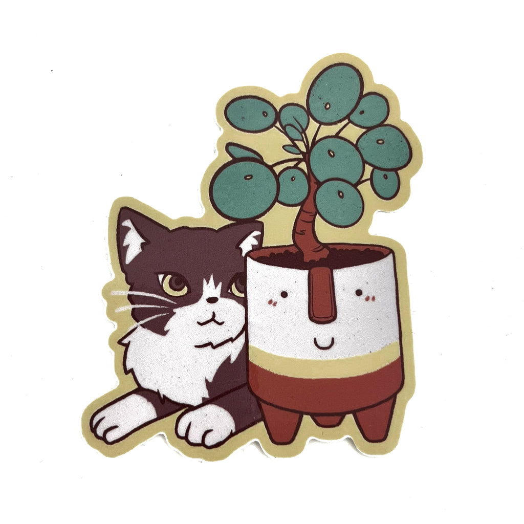 Cats & Plants Stickers