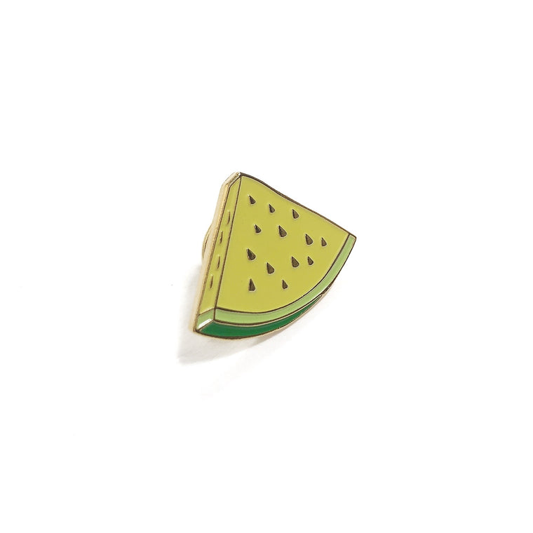 Yellow watermelon pin