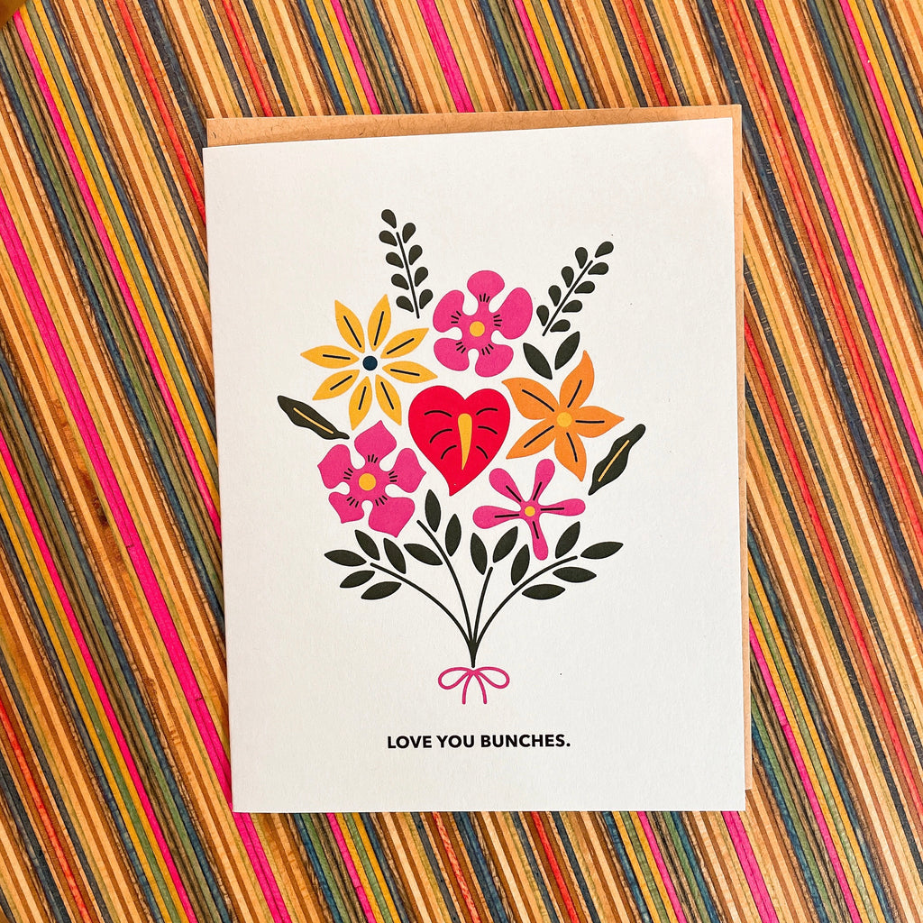 “Love You Bunches” Greeting Card