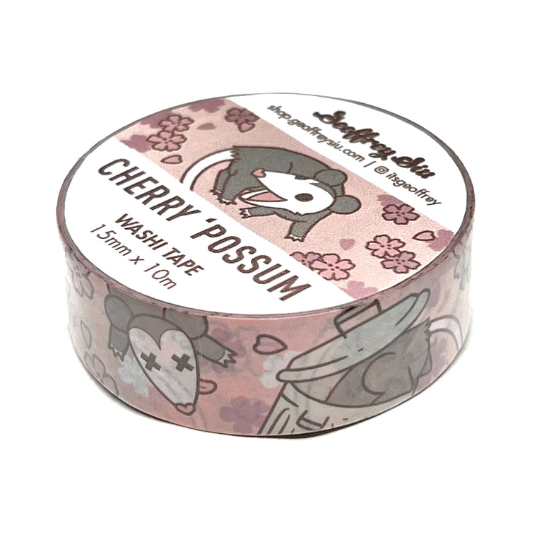 Cherry Possum Washi Tape