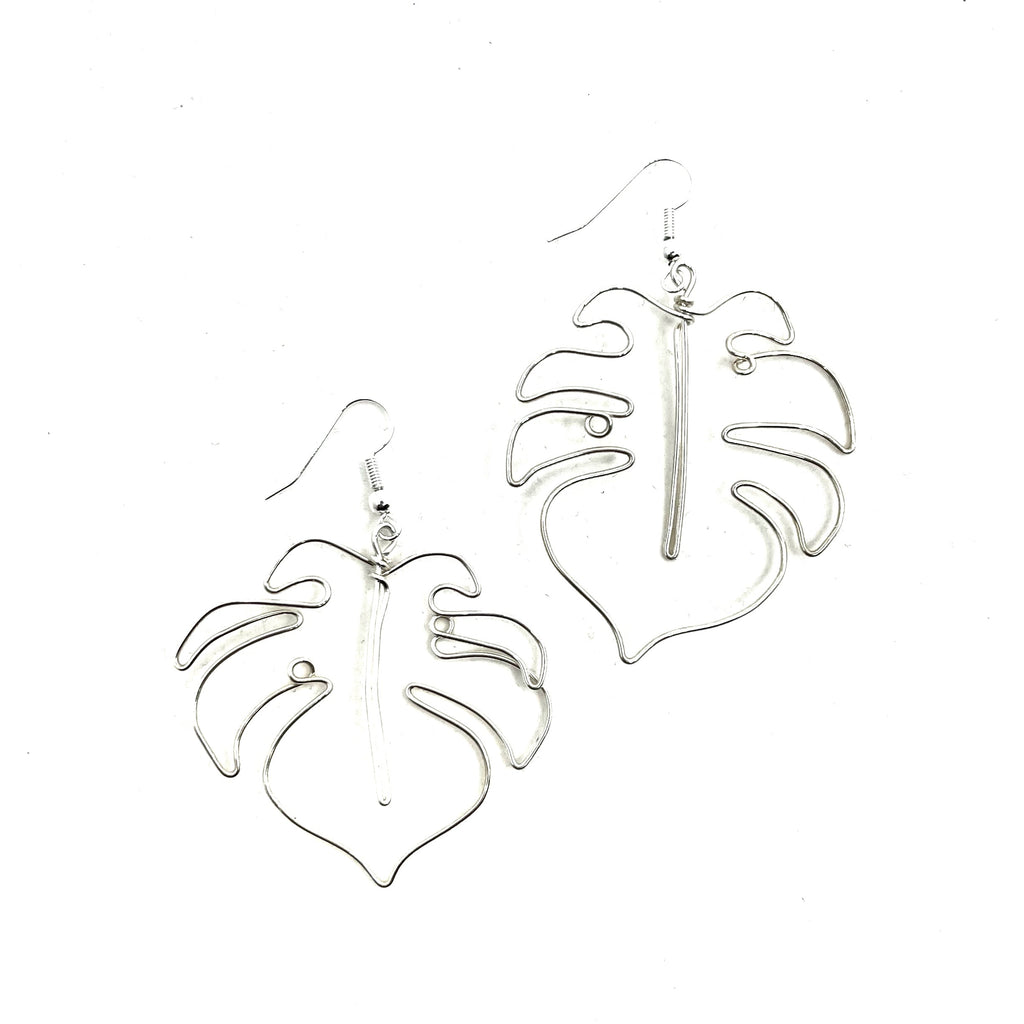 Monstera Earrings