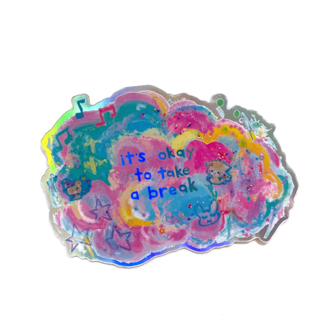Positive Thought Cloud Stickers