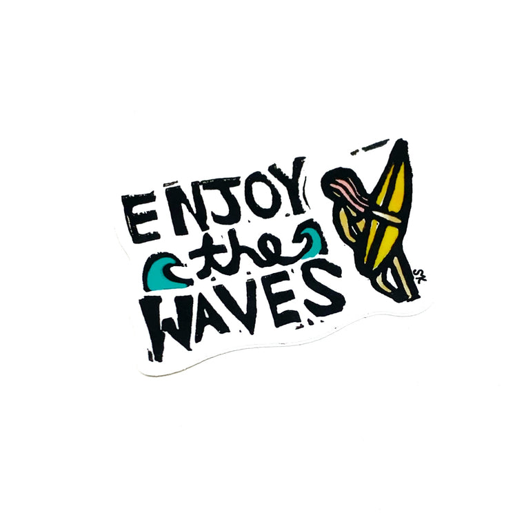 Enjoy the Wave Sticker