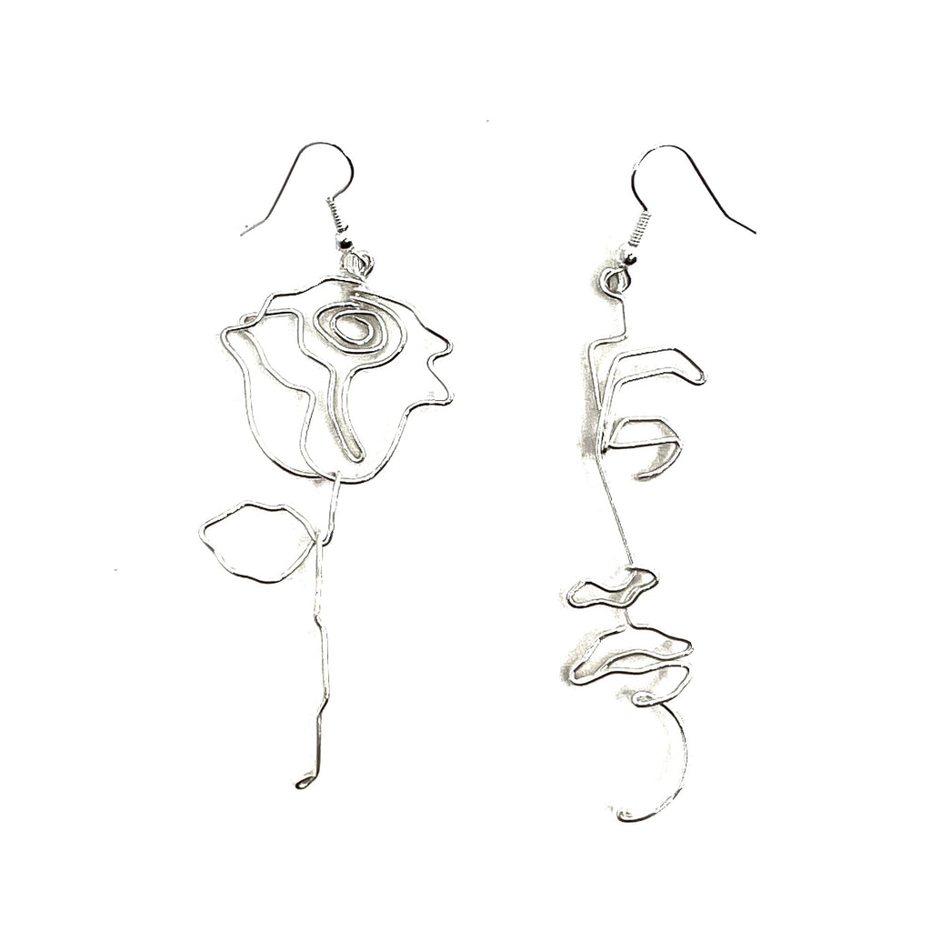 Giulia (Rose and Hand) Earrings