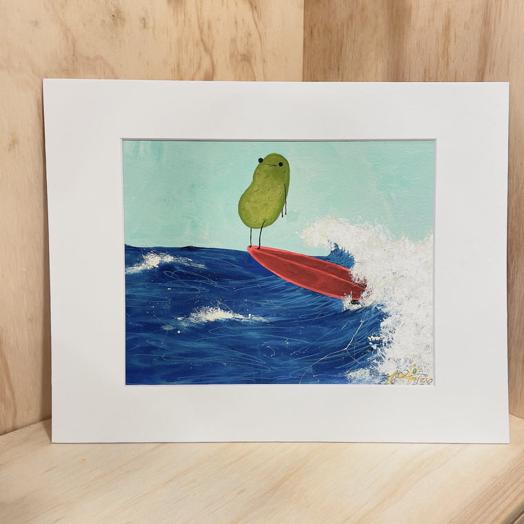 Pickled Surf Print by SURFJOY