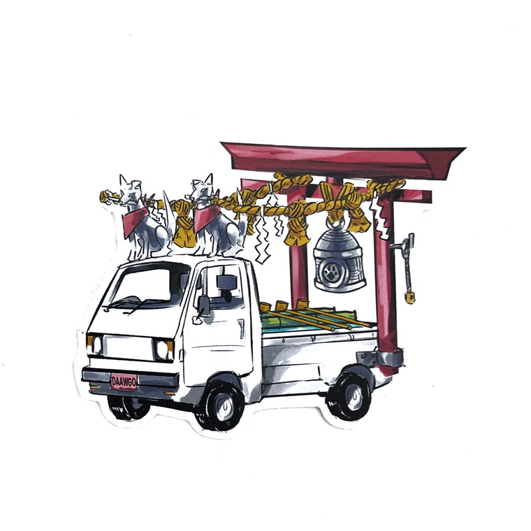 Shrine Truck Sticker
