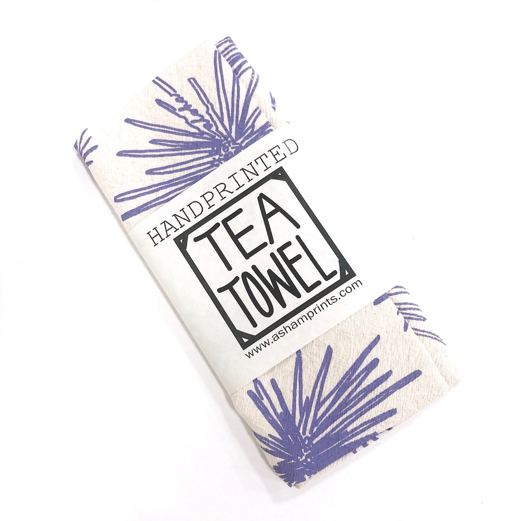 Handprinted Tea Towel by APRIL SHAM