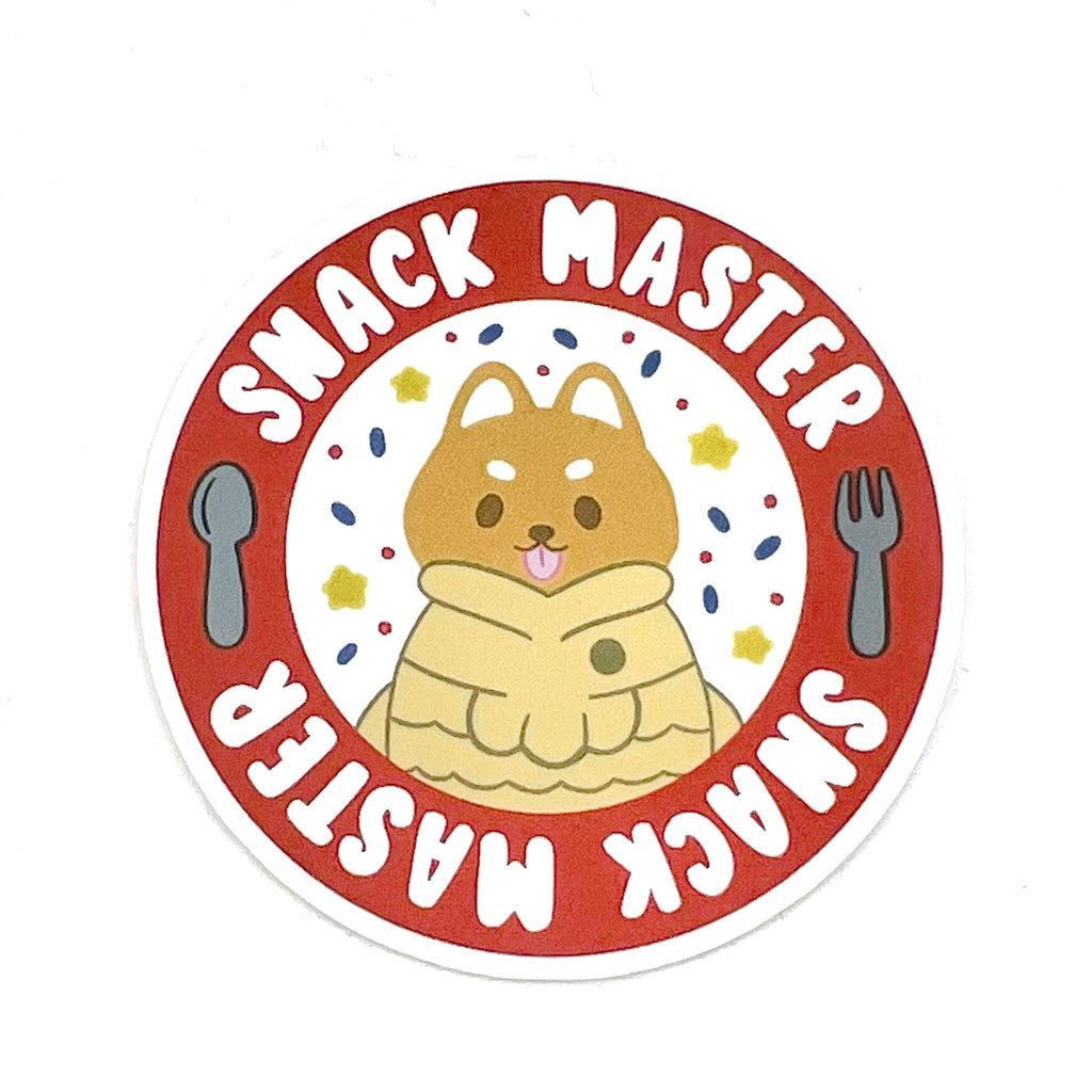 Snack Master Vinyl Sticker